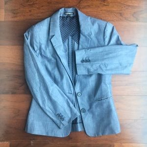 Express Chambray Blazer